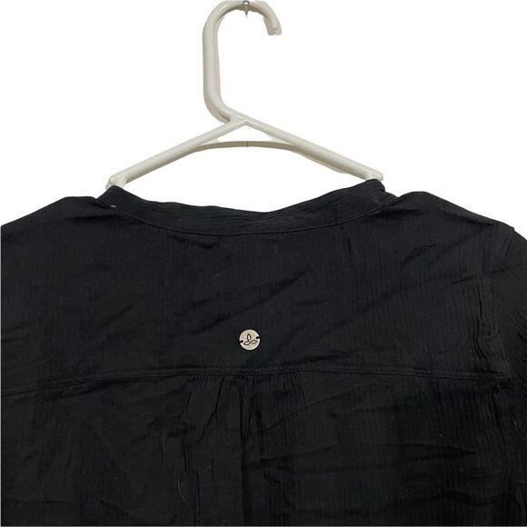 NWT Prana Black Half Sleep Organic Cotton Sugar Pine Dress - Picture 5 of 8